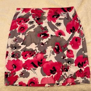 Floral print skirt